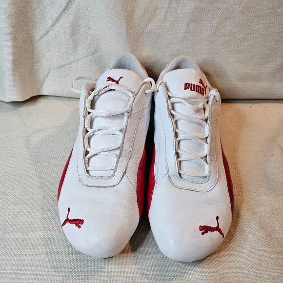 Puma Men's 301526 02 Ferrari White & Red Sneakers - Picture 2 of 8